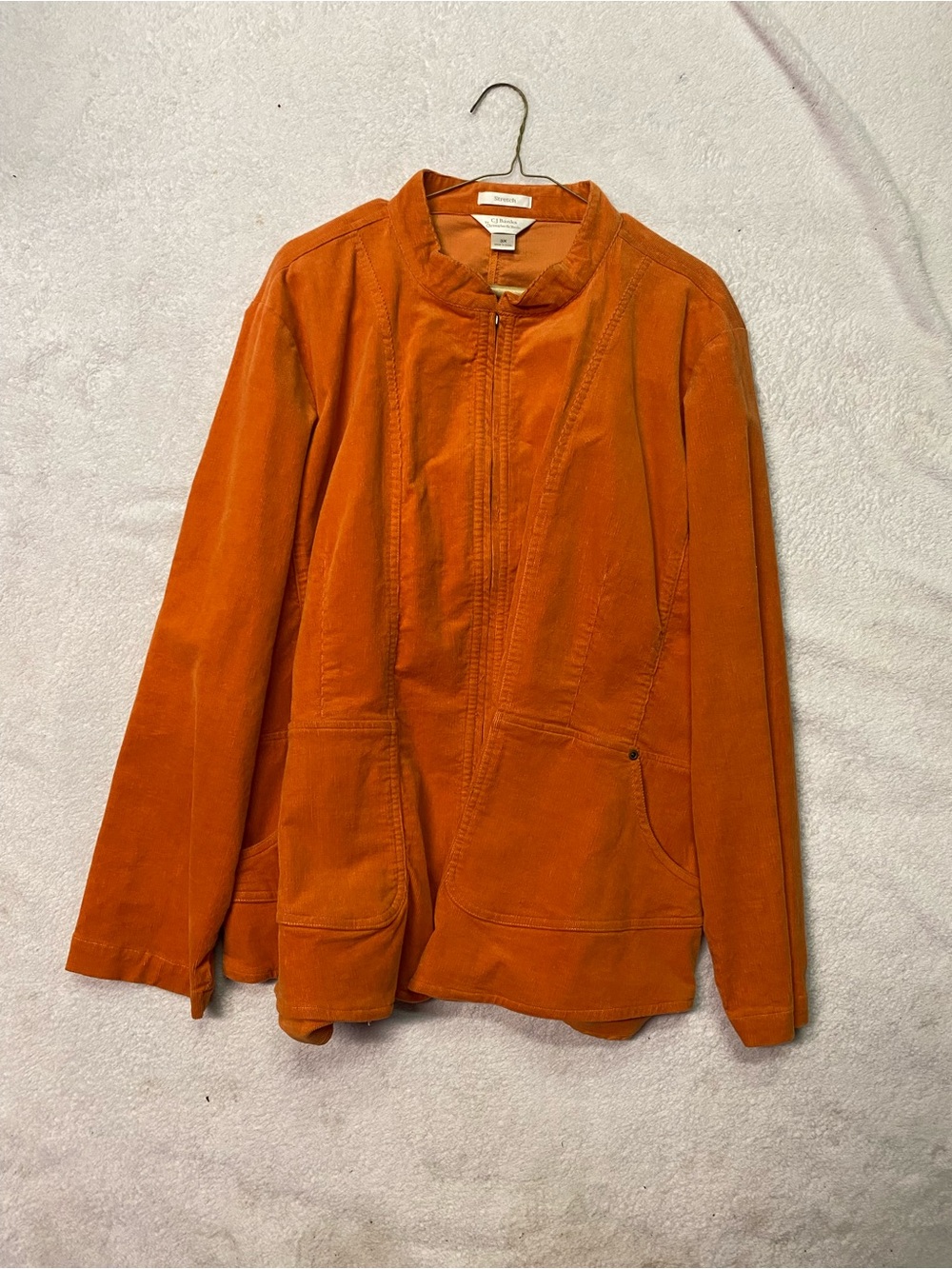 Orange Lightweight Cotton Jacket